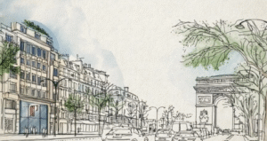 dessin du projet de club Partouche a paris