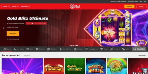 En attendant de pouvoir proposer une offre en France, FDJ United développe sa connaissance du marché des casinos en ligne avec des marques comme 32Red.