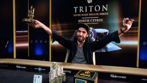 Au centre de l'affaire Cresus, Grégoire Auzoux est un joueur reconnu dans le poker live avec pas moins de 3,3 millions de dollars remportés en tournoi (ici à Chypre en 2025). Crédit photo : Triton