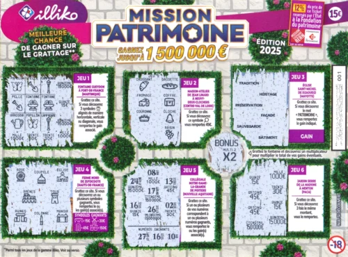 Via son jeu Mission Patrimoine, FDJ United et sa Fondation contribue à la restauration du patrimoine national.