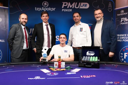 C'est avec 60 500 euros de plus pour les fêtes que Vidal Begard, entouré par les équipes Texapoker, PMU et la direction du Club Circus, quitte la capitale et met fin à la neuvième saison du France Poker Open.