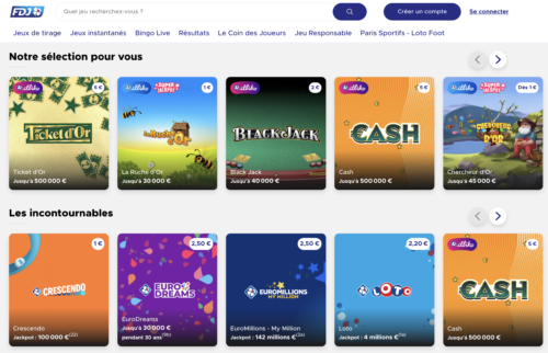 Les activités de loteries et de grattages ne se limitent pas qu'au retail pour FDJ United qui propose également une grande partie de sa gamme en version dématérialisée.