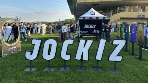 Pendant deux ans, les équipes de JOCKIZ ont été très présentes pour faire connaitre le produit, ici à Longchamp, mais le nouveau cadre réglementaire a mis un terme à l'aventure.