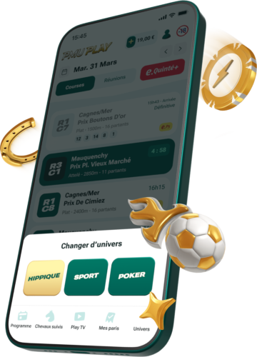 Trois verticales en une seule application : voici le tour de force du PMU avec PMU Play.