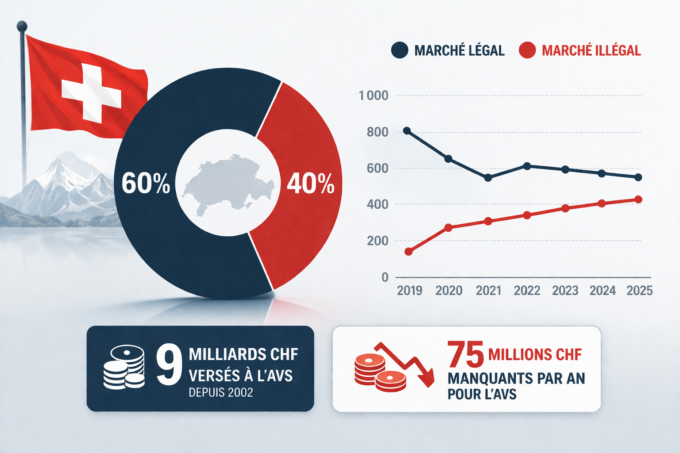 40% du marché hors du système : le grand paradoxe du gambling suisse