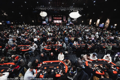 Producteur de festivals depuis plus d'une décennie, l'organisation d'événements à plusieurs milliers de joueurs, comme ici lors du WiPT 2026, à pousser Texapoker à se doter d'un outil de gestion plus complet.