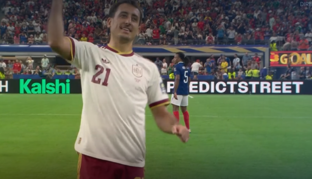 Oyarzabal élimine la France devant le logo Kalshi - ADI Predictstreet